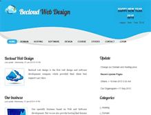 Tablet Screenshot of becloudwebdesign.com